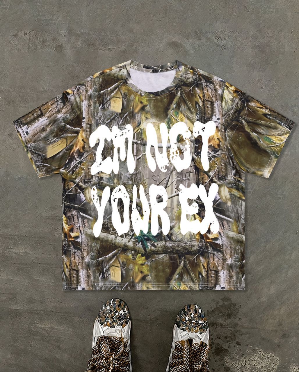 Men's Clothing Simple Fashion Camouflage Print Short Sleeved T Shirt_voghion.com