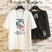 Top/Set Summer 5/Sleeve Set Men's Loose T-shirt Casual Student Handsome One Size 5/Shorts 12_voghion.com