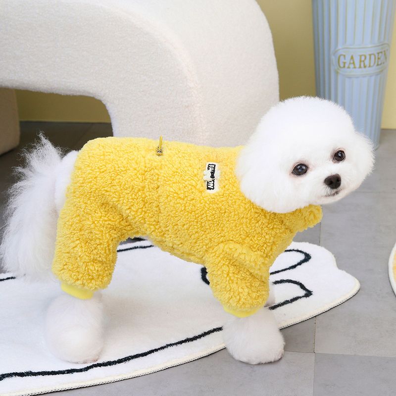 Manteau réfléchissant à pattes pour chien de compagnie, vêtements pour animaux de compagnie, nouvel article d'automne et d'hiver, manteau en coton à quatre pattes avec 23 oreilles de blé_voghion.com