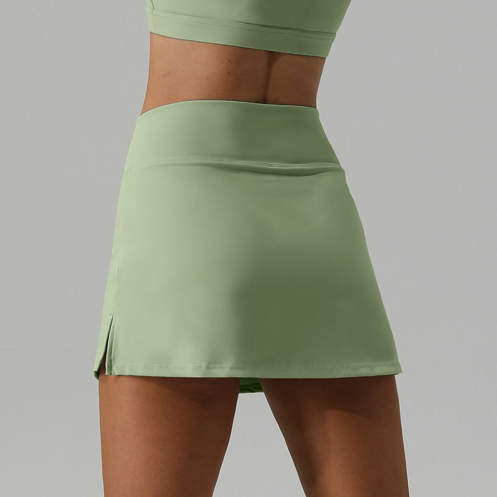 Women clothing GOLF sports high-waist skirt casual running skirt pants anti-exposure fitness_voghion.com