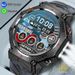 KC91 Smart Watch With Bluetooth Calling, Heart Rate Monitor, Outdoor Sports, Barometer, Compass, Multi-Function Fitness Tracker For Men & Women_voghion.com