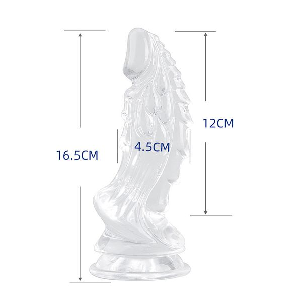 SNAILAGE Kirin Male Masturbator Creative Classic Transparent Crystal White Injection Molded TPE Realistic Simulation Toys New_voghion.com