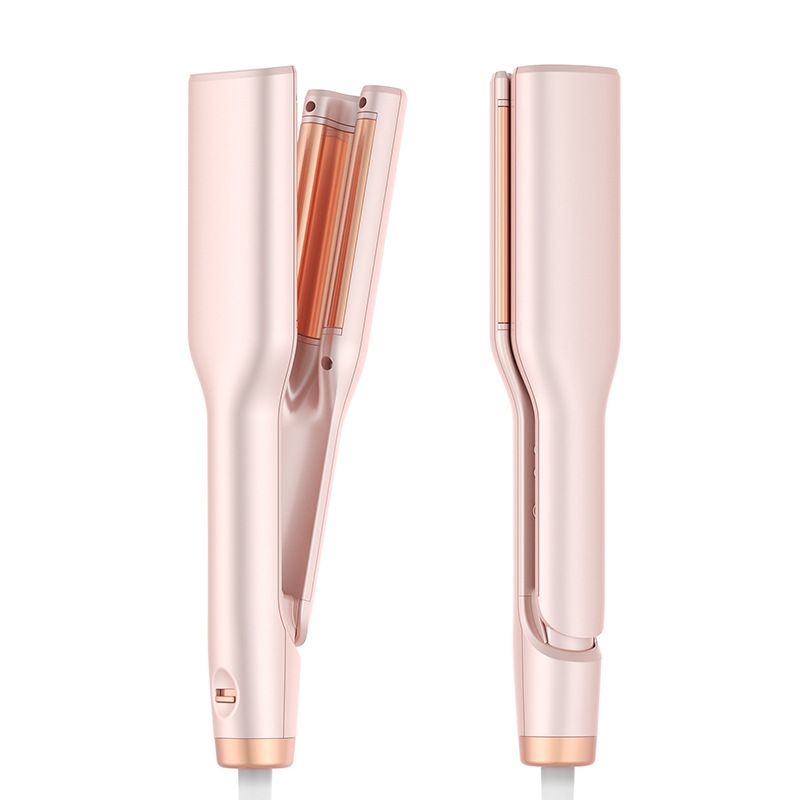 Nouvelle tête de rouleau d'œuf, attelle pour cheveux bouclés 32 mm, ondulation de l'eau, ne blesse pas les cheveux, fer à friser français paresseux pour la maison_voghion.com