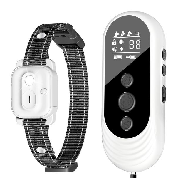 New Dog Training Device Remote Control Electric Shock Collar Warning Anti-Barking Pet Supplies_voghion.com