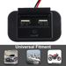Dobbelt QC3.0 USB-oplader til RV-bus Mobiltelefonstik 12-24V indgangsmodifikation_voghion.com