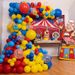 Set di catene di palloncini da circo e carnevale, da 18 pollici e 10 pollici, in lattice rosso, giallo e blu, decorazione per feste per bambini_voghion.com