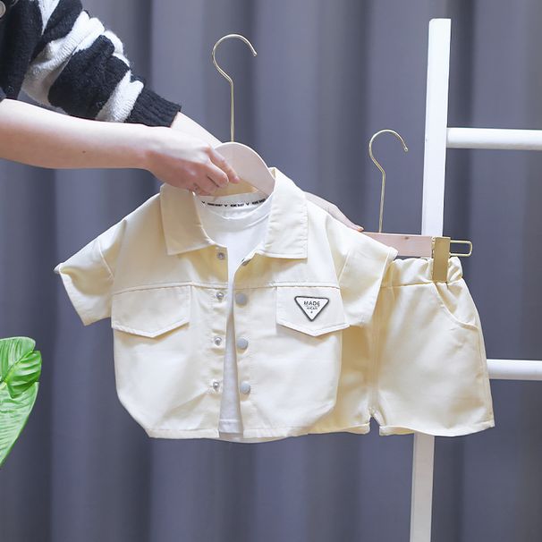 Mor & Børn Sommer Nyt Babytøj Børnedragter 1 3 4 År Spædbørn 2-delt Sæt Heldragt_voghion.com