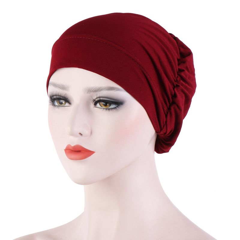 Baotou nightcap, turban cap, crystal hemp multi-color chemotherapy cap_voghion.com
