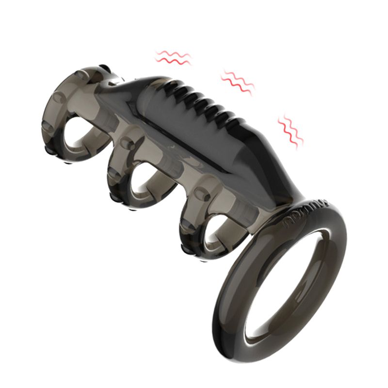 G Spot Stimulator Bullet Vibrator Sleeve Vibrating Ring Ejaculation Delay Strap On Dildo Dick Enlargement Extender_voghion.com