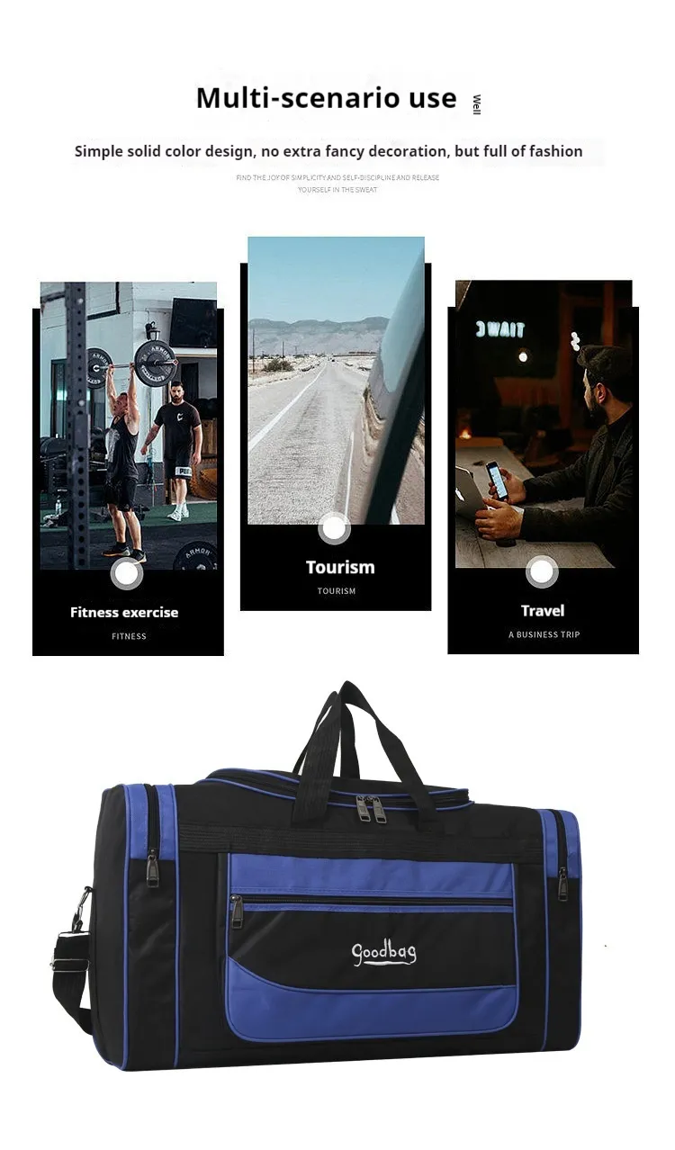 Yoga fitness bag, swimming training bag, sports bag, trendy lifting, crossbody bag, travel bag, cylindrical basketball bag_voghion.com