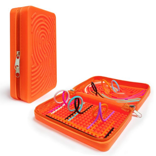 Stress Relief Toys Educational Puzzle Toy Silicone Decompression Early Education Enlightenment Twisting Board Sensory Activity Decompression Board Toy_voghion.com