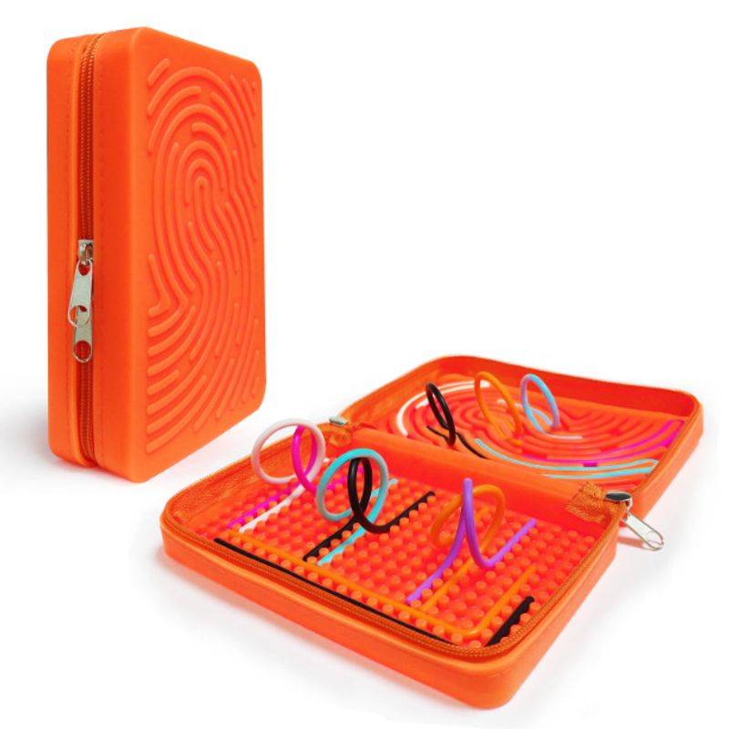 Stress Relief Toys Educational Puzzle Toy Silicone Decompression Early Education Enlightenment Twisting Board Sensory Activity Decompression Board Toy_voghion.com