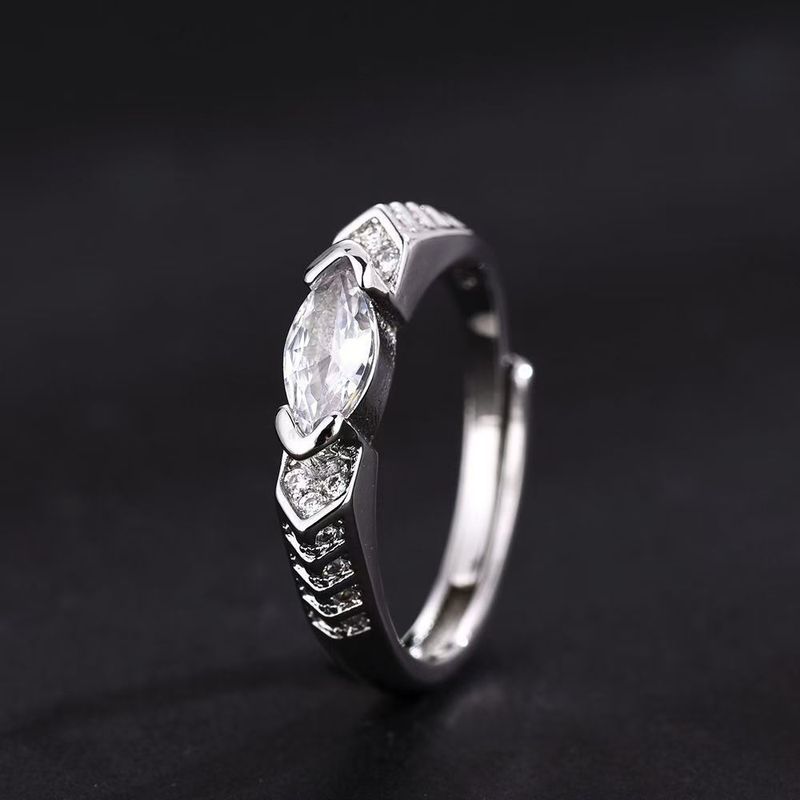 Auge des Horus 2.0 Hip-Hop American Street Style Bunter Marquise Diamantring Großhandel_voghion.com