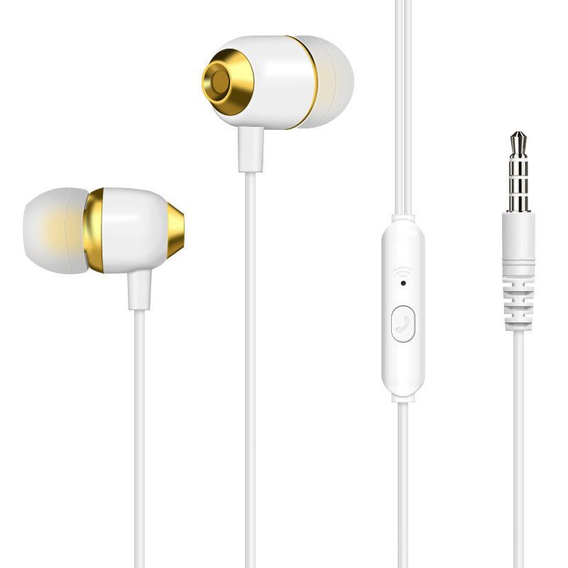 In ear headphones wired control with heavy bass WiFi microphone game live streaming_voghion.com