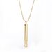 Circular Whistle Stainless Necklace, Three-dimensional Meditation Mindfulness Pendant, Adjustable Breathing Accessory,_voghion.com
