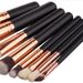 Bærbart 8 stk Pink Rose Gold Makeup Børste Sæt Beauty Makeup Tool_voghion.com