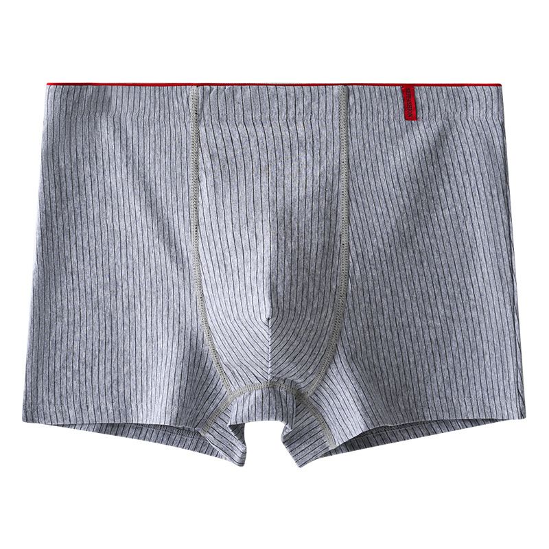 Intimo da uomo in cotone, autunno e inverno, boxer da uomo in grafene antibatterico, pantaloncini da ragazzo di grandi dimensioni_voghion.com