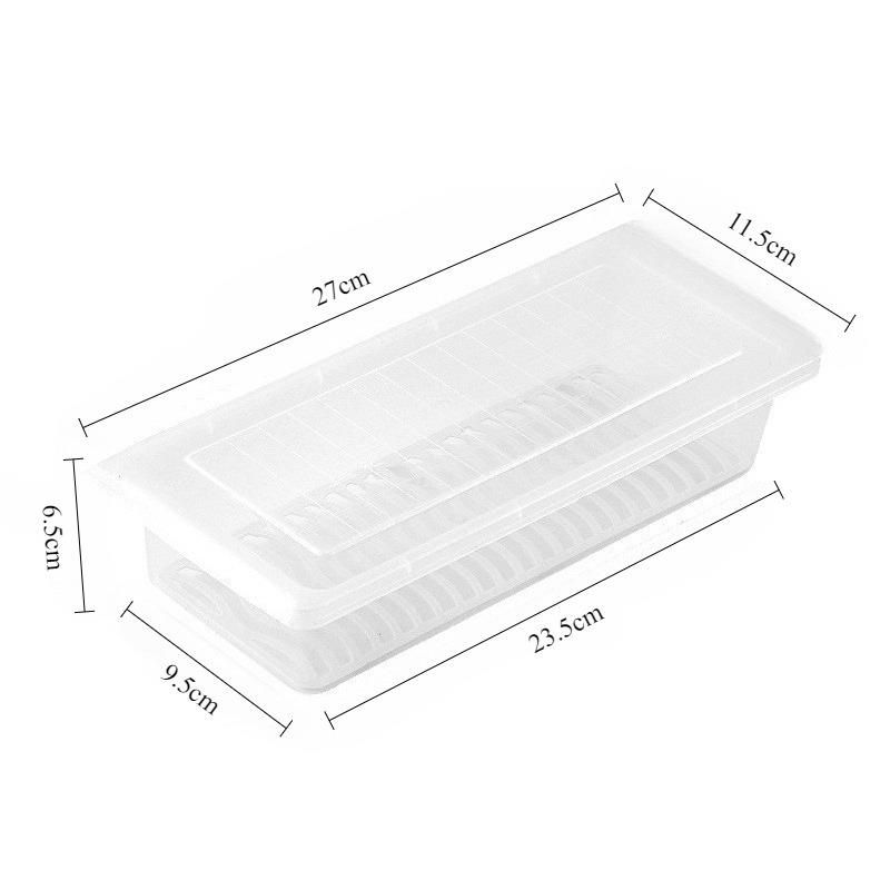 Kühlschrank mit Gefrierfach, Fisch, Fleisch, Abtropfen lassen, Frischhalten, Küchenklassifizierung, Kunststoff, rechteckig, mit Deckel, gekühlt_voghion.com