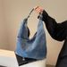 Borsa a tracolla da donna in tela di jeans, di alta qualità, di grande capacità, in stile coreano, versatile, per lavoro e pendolari_voghion.com