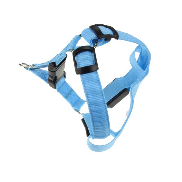 LED-beleuchtetes, blinkendes Brustgurt-Nachtlicht für Haustiere, Hundeleine-Geschirr_voghion.com