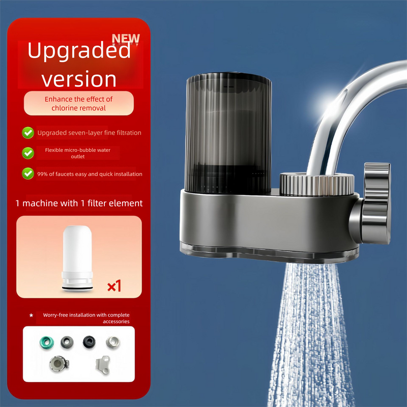 Smart Faucet Water Filter, Chlorine Removal Purifier For Tap Water, Direct Drinking Kitchen Pre-Filter System_voghion.com