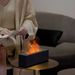 Dyfuzor zapachowy Flame Aroma nawilżacz powietrza ultradźwiękowy generator chłodnej mgiełki dyfuzor olejków eterycznych 7 kolorów nawilżacz do salonu sypialni_voghion.com