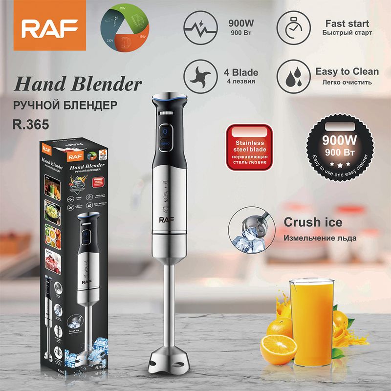 RAF European Standard Multi Functional Household Auxiliary Food Baking Juicing Handheld Cooking Stick Blender 365_voghion.com