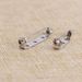 2.5CM-3.8CM Copper Iron Metal Safety Pin With Lock Buckle Brooch_voghion.com