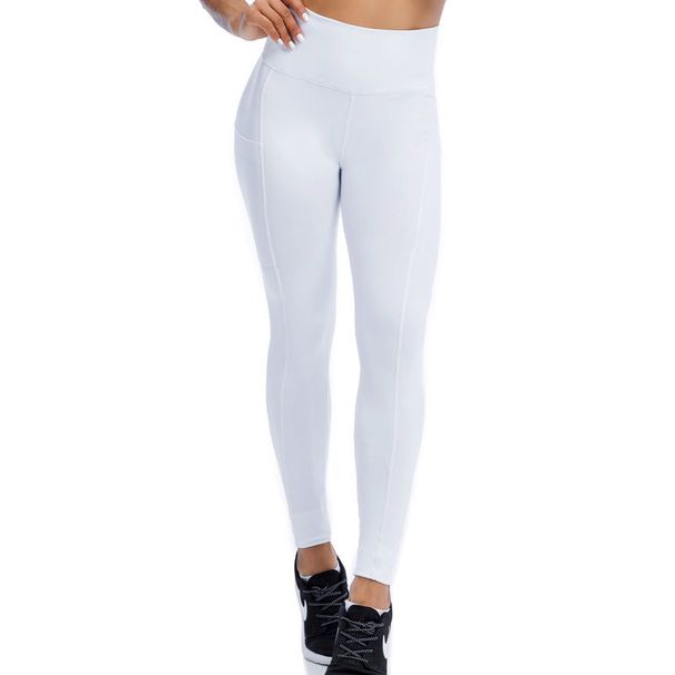 Große Größe, nahtlose Nähte, Freizeithose mit hoher Taille, schlankmachend, hohe Elastizität, Hüftlifting, einfarbige Sport-Fitnesshose_voghion.com