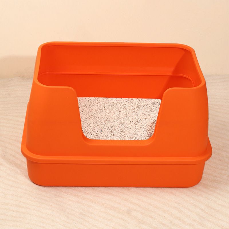 Huge Toilet, Semi-Enclosed Tray, Extra Large Box, Splash-Proof Cat Litter_voghion.com