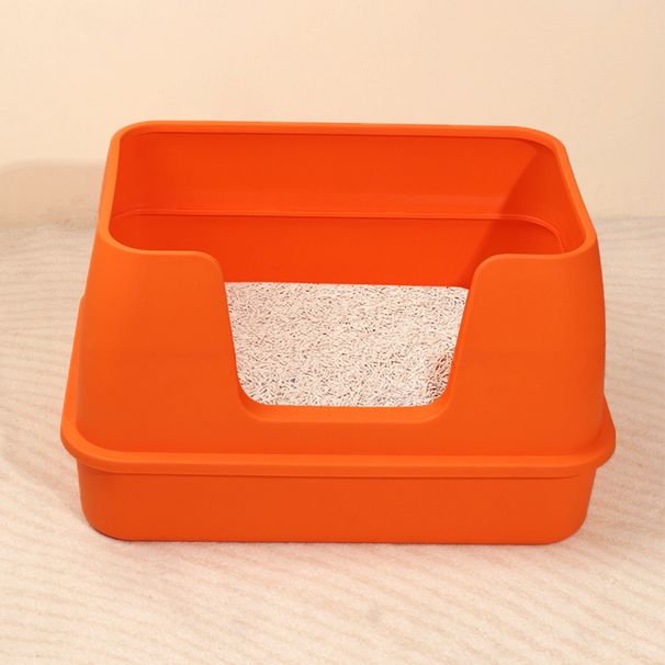 Huge Toilet, Semi-Enclosed Tray, Extra Large Box, Splash-Proof Cat Litter_voghion.com