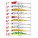 Lure Bait Long Throw Ring krelles krāsainas desmit krāsu Minnow 10cm/8.3g basa simulācijas ēsmas makšķerēšanas piederumi_voghion.com