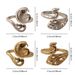 Åben ring hæklet vintage koi ring strik ring DIY håndlavet cirkulær hæklet fingerærmer garnguide_voghion.com