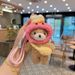Internet Celebrity Cartoon Kopfbedeckung Bär Schlüsselanhänger süße Plüsch Puppe Tasche entzückende Girly Herz Anhänger_voghion.com