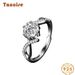 Tancise Classic Moissanite Bague en argent pour femme Bijoux Promesse de mariage Cadeau de fête_voghion.com