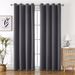Solid Color Blackout Curtains - 100% Light Blocking & Thermal Insulated (Premium Dense Fabric, Ready-to-Hang Window Drapes For Home & Office)_voghion.com