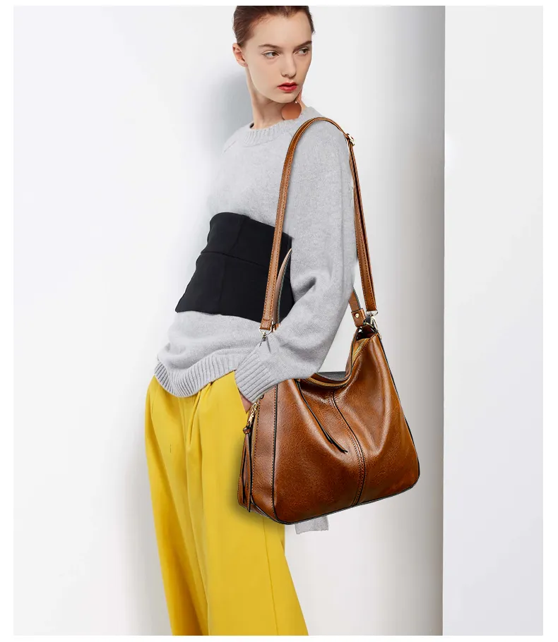 DIDABEAR Hobo Bag Leather Women Hands Female Leisure Shoulder Bags Fashion Purses Vintage Bolsas Large Capacity Tote_voghion.com