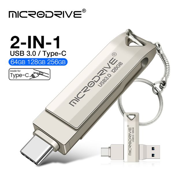 Pamięć zewnętrzna USB 3.0 OTG typu C o pojemności 64 GB, 128 GB i 256 GB, do smartfona, książki i tabletu_voghion.com