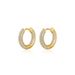 Women's Jewelry Shining Zircon Hoop Earrings Light Luxury High End Design Diamond Studded Plain Hoop Earrings Fashionable Earrings_voghion.com