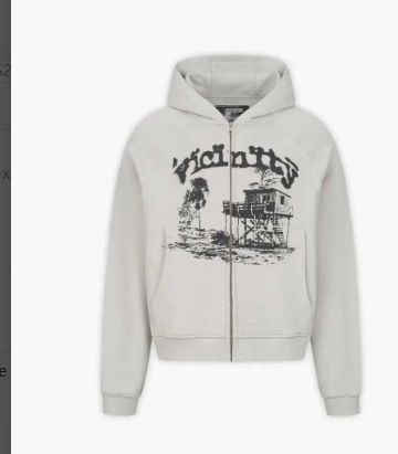 Strickjacke New VINCINNTY Graffiti House Print Zipper Hoodie_voghion.com