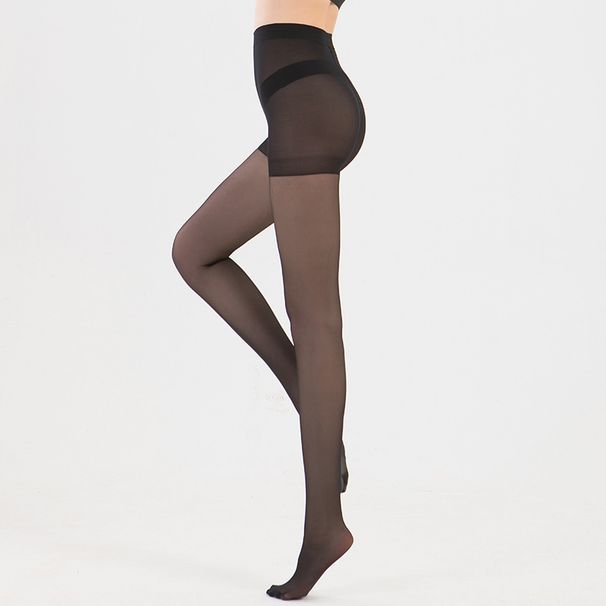 2025d Bonas Direct Stitching Diagonal Reinforcement Extra Large Summer Anti-Snag Black Fine Mesh Anti-Run Stockings_voghion.com
