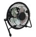 Prem Black Mini Portable USB Powered Computer PC Laptop Cooling Desk Table Fan_voghion.com