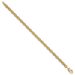 14k Polished And Textured Cable Link 7.5in Bracelet_voghion.com
