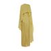 Elegant Tassel-Trim Long Dress – Solid Color Shawl Design Slim Fit Maxi Skirt For Women (S-XL, Yellow)_voghion.com