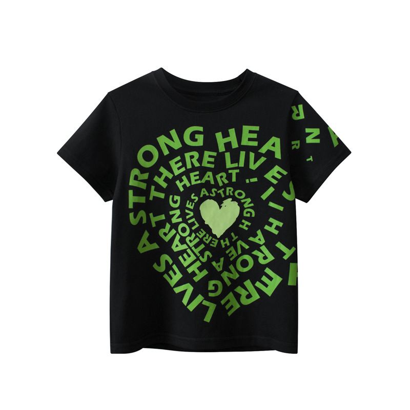 Teenage and guys children's clothing summer children's short-sleeved T-shirt 2024 new children's clothing half-sleeved one piece delivery_voghion.com
