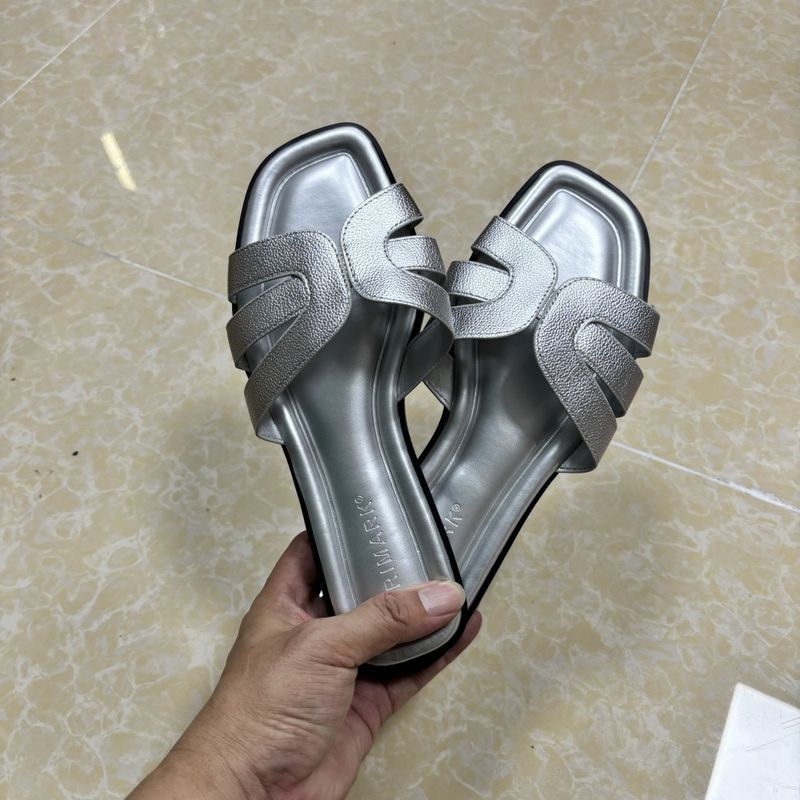 Chaussons à semelle plate ajourés, tendance et décontractés pour femmes_voghion.com