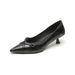 Pointed Single Shoes Women's Thin Heel Niche Design Cat Heel Cross Belt Shallow Mouth High Heels Soft Sole_voghion.com