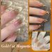 Nail Glue New Style Book Of Songs Cat's Eye Nail Polish Net Celebrity Ice Crystal Water Light Glass Bead Cat's Eye Glue_voghion.com
