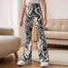 Mother & Kids INS Girls Comfortable Elastic Tie Dye Leggings Slim High Waist Sports Pants_voghion.com