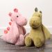 Toy Sitting on stilts dinosaur doll soothes sleep doll doll small dinosaur plush toy_voghion.com